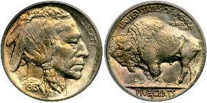 1 Nickel 美利堅合眾國 (1776 - ) 銅 