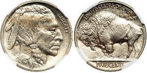 1 Nickel 美利堅合眾國 (1776 - ) 銅 