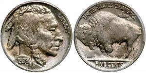 1 Nickel 美利堅合眾國 (1776 - ) 銅 