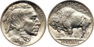 1 Nickel 美利堅合眾國 (1776 - ) 銅 