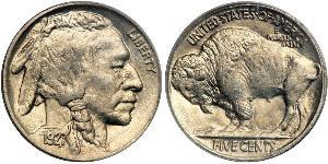 1 Nickel 美利堅合眾國 (1776 - ) 銅 