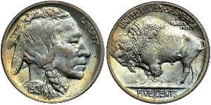 1 Nickel 美利堅合眾國 (1776 - ) 銅 