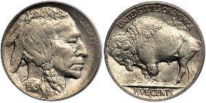1 Nickel 美利堅合眾國 (1776 - ) 銅 
