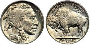 1 Nickel 美利堅合眾國 (1776 - ) 銅 