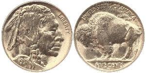 1 Nickel 美利堅合眾國 (1776 - ) 銅 