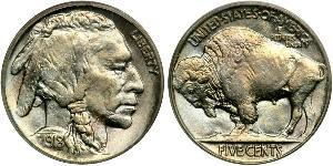 1 Nickel 美利堅合眾國 (1776 - ) 銅 