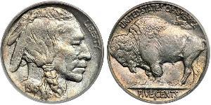 1 Nickel 美利堅合眾國 (1776 - ) 銅 