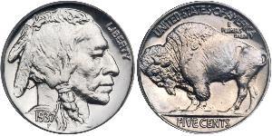 1 Nickel 美利堅合眾國 (1776 - ) 銅 