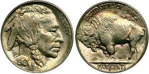 1 Nickel 美利堅合眾國 (1776 - ) 銅 