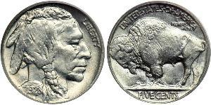 1 Nickel 美利堅合眾國 (1776 - ) 銅 