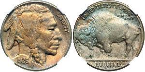 1 Nickel 美利堅合眾國 (1776 - ) 銅 
