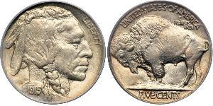 1 Nickel 美利堅合眾國 (1776 - ) 銅 