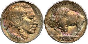 1 Nickel 美利堅合眾國 (1776 - ) 銅 