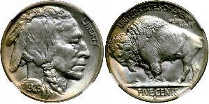 1 Nickel 美利堅合眾國 (1776 - ) 銅 