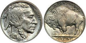 1 Nickel 美利堅合眾國 (1776 - ) 銅 