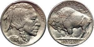 1 Nickel 美利堅合眾國 (1776 - ) 銅 