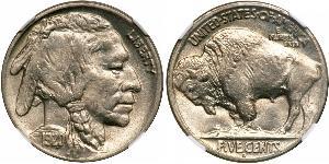1 Nickel 美利堅合眾國 (1776 - ) 銅 