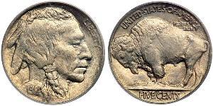 1 Nickel 美利堅合眾國 (1776 - ) 銅 