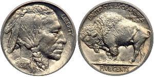 1 Nickel 美利堅合眾國 (1776 - ) 銅 