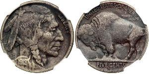 1 Nickel 美利堅合眾國 (1776 - ) 銅 