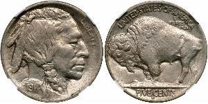 1 Nickel 美利堅合眾國 (1776 - ) 銅 