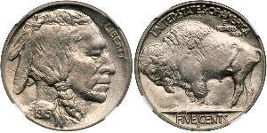 1 Nickel 美利堅合眾國 (1776 - ) 銅 