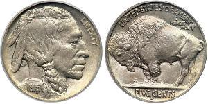 1 Nickel 美利堅合眾國 (1776 - ) 銅 