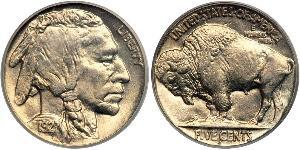 1 Nickel 美利堅合眾國 (1776 - ) 銅 