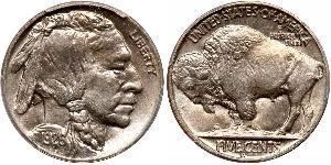 1 Nickel 美利堅合眾國 (1776 - ) 銅 