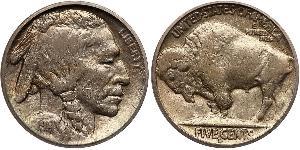 1 Nickel 美利堅合眾國 (1776 - ) 銅 