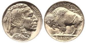 1 Nickel 美利堅合眾國 (1776 - ) 銅 