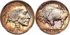 1 Nickel 美利堅合眾國 (1776 - ) 銅 