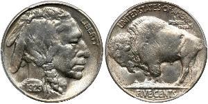 1 Nickel 美利堅合眾國 (1776 - ) 銅 