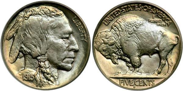 1 Nickel 美利堅合眾國 (1776 - ) 銅 