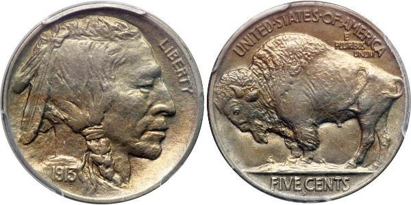 1 Nickel 美利堅合眾國 (1776 - ) 銅 