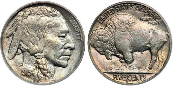 1 Nickel 美利堅合眾國 (1776 - ) 銅 