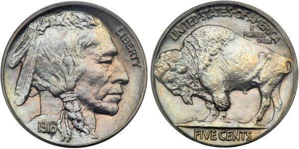 1 Nickel 美利堅合眾國 (1776 - ) 銅 