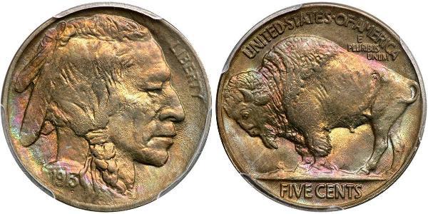 1 Nickel 美利堅合眾國 (1776 - ) 銅 