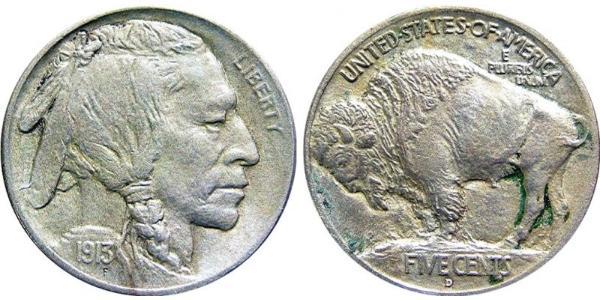 1 Nickel 美利堅合眾國 (1776 - ) 銅 