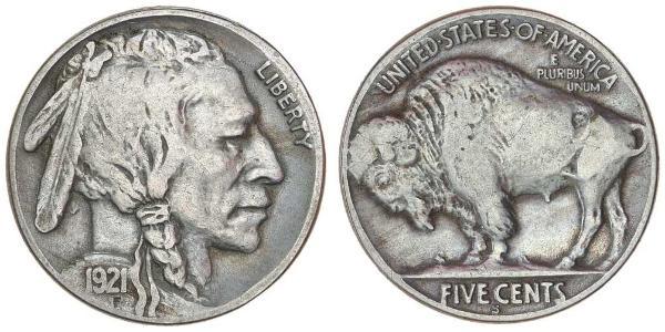 1 Nickel 美利堅合眾國 (1776 - ) 銅 