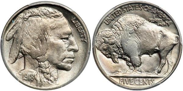 1 Nickel 美利堅合眾國 (1776 - ) 銅 