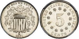 1 Nickel / 5 Cent USA (1776 - ) Copper/Nickel 