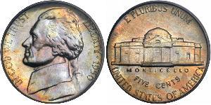 1 Nickel / 5 Cent USA (1776 - ) Copper/Nickel Thomas Jefferson (1743-1826)