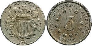 1 Nickel / 5 Cent USA (1776 - ) Copper/Nickel 