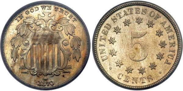 1 Nickel / 5 Cent USA (1776 - ) Copper/Nickel 