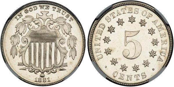 1 Nickel / 5 Cent USA (1776 - ) Copper/Nickel 