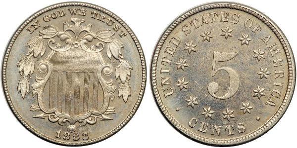 1 Nickel / 5 Cent USA (1776 - ) Copper/Nickel 