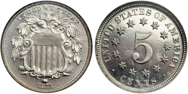 1 Nickel / 5 Cent USA (1776 - ) Copper/Nickel 