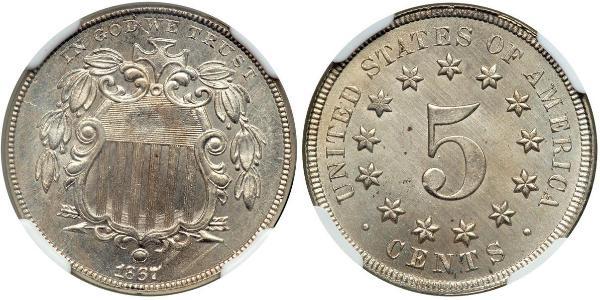 1 Nickel / 5 Cent USA (1776 - ) Copper/Nickel 