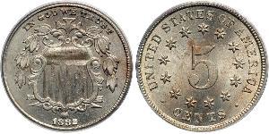 1 Nickel / 5 Cent Vereinigten Staaten von Amerika (1776 - ) Kupfer/Nickel 